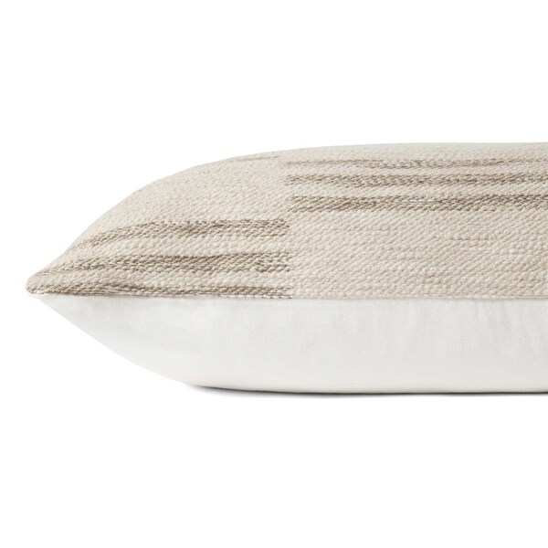 Jay PAL0026 Ivory/Sand Pillow